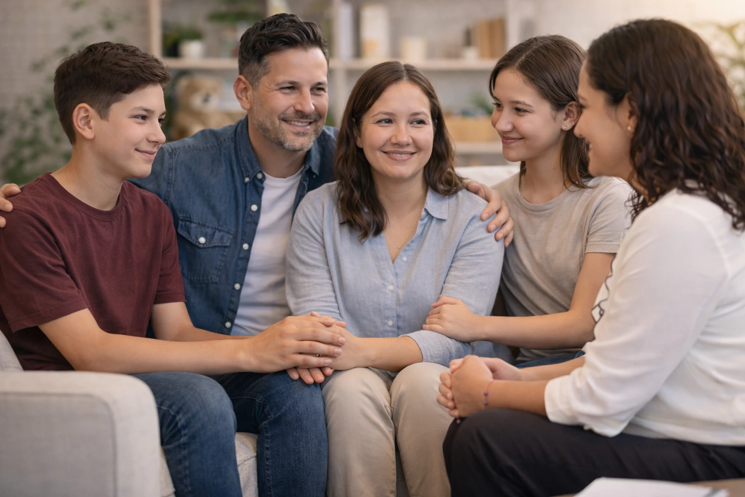La terapia familiar en un entorno cálido y profesional puede ayudar a afrontar el diagnóstico de cáncer con mayor contención, cercanía y tranquilidad.