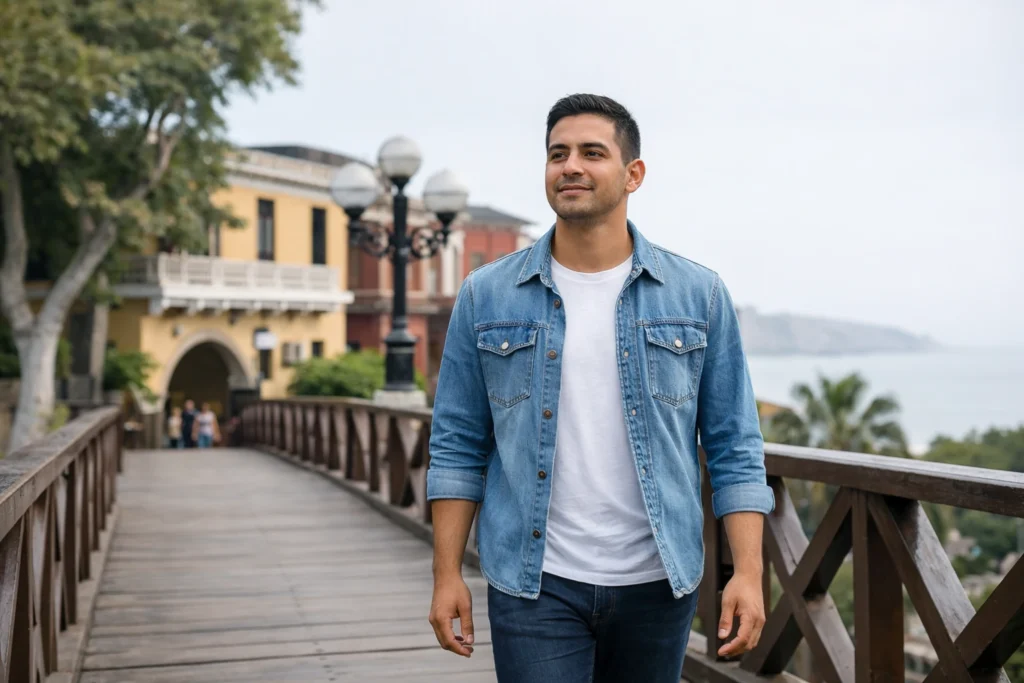 Persona con resiliencia emocional avanzando con serenidad, confianza y capacidad de adaptación ante la adversidad