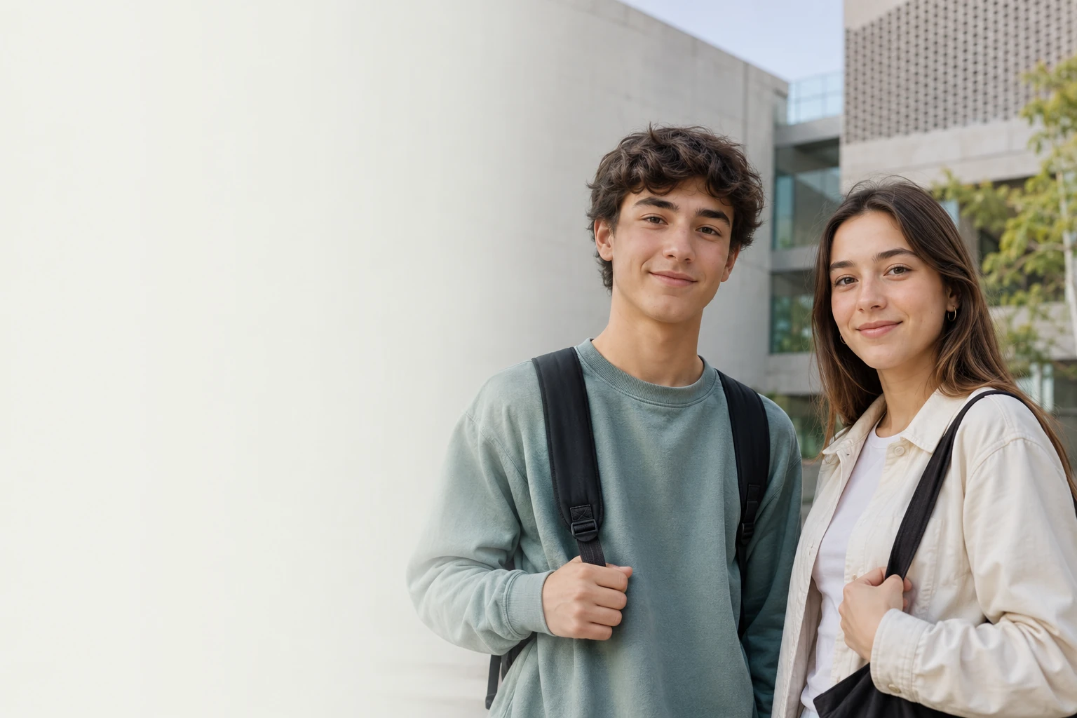 Dos j&oacute;venes en un centro psicol&oacute;gico, imagen del servicio de orientaci&oacute;n vocacional en Lima.